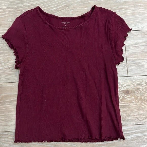 Ruffled Arm Tee - Picture 1 of 1
